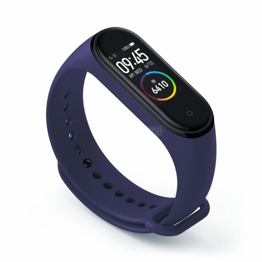Ремінець до фітнес браслета Armorstandart для Xiaomi Mi Band 4/3 Midnight Blue (ARM55108) - зображення 1
