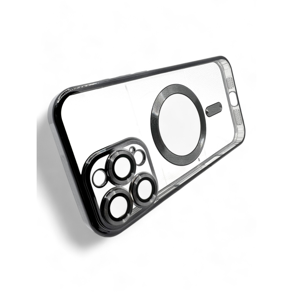 Чохол до мобільного телефона BeCover TPU Chrome Case (MagSafe) для Apple iPhone 16 Pro Max Black (712085) - зображення 3