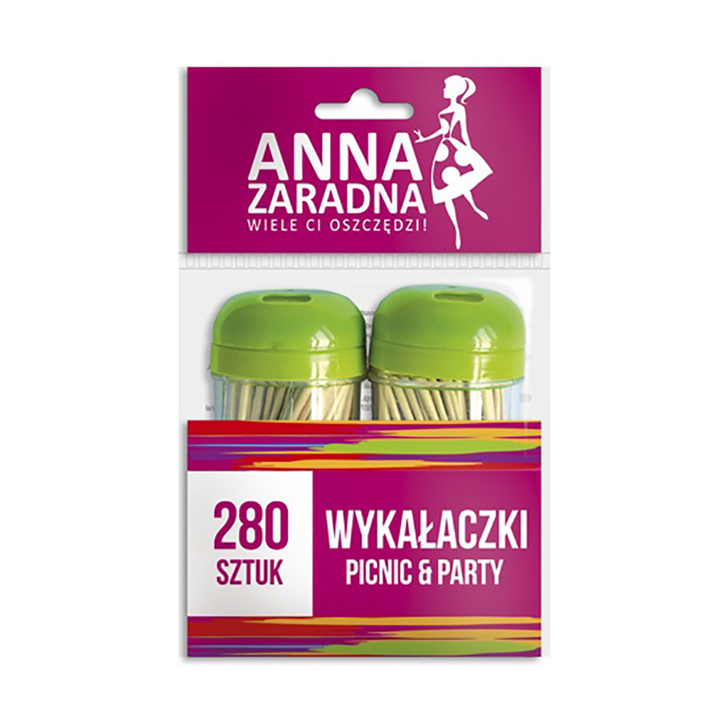 Зубочистки Anna Zaradna 280 шт. (5903936007165) - зображення 1
