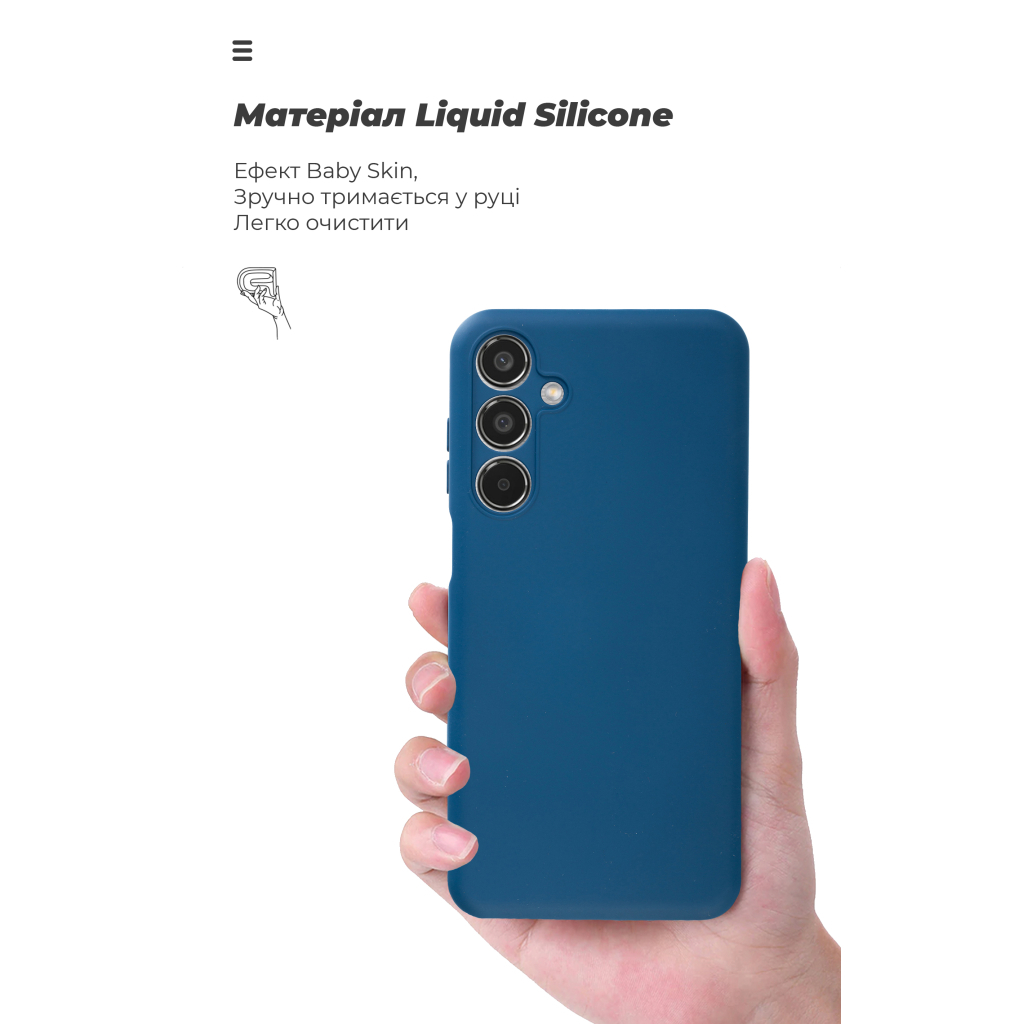 Чохол до мобільного телефона Armorstandart ICON Samsung M35 5G (M356) Camera cover Blue (ARM77973) - зображення 7
