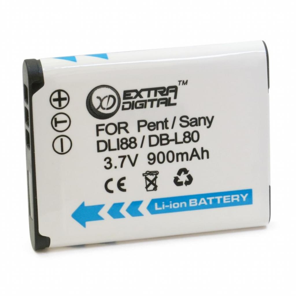 Акумулятор до фото/відео Extradigital Sanyo DB-L80 (BDS2638) - зображення 1