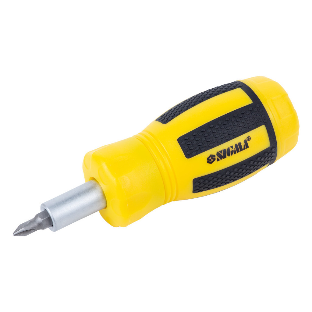 Викрутка Sigma з реверсом MINI c бітами 6шт CrV (4001811) - изображение 4