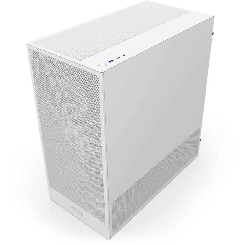 Корпус NZXT H5 Flow RGB Compact All White (CC-H52FW-R1) - зображення 3