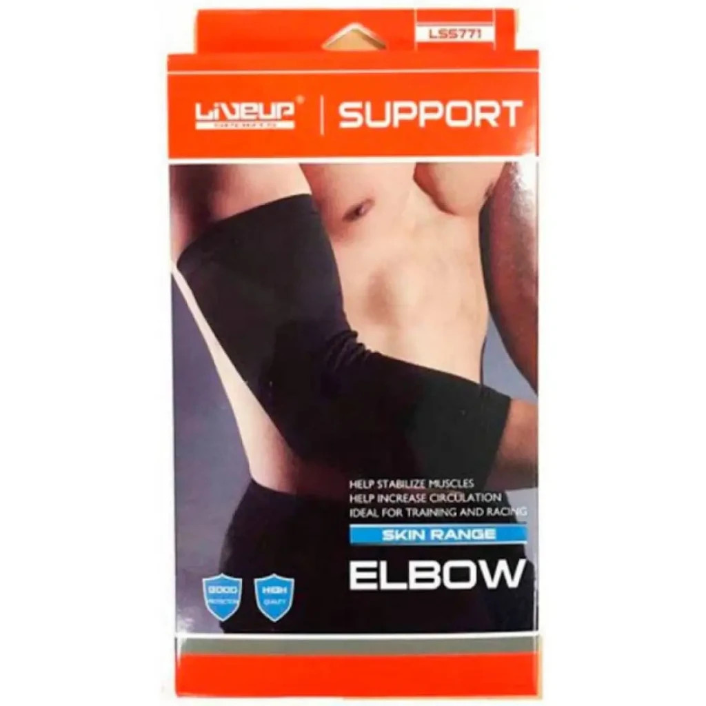 Фіксатор ліктя LiveUp Elbow Support LS5771-SM чорний Уні S/M (2018011000160) - зображення 1