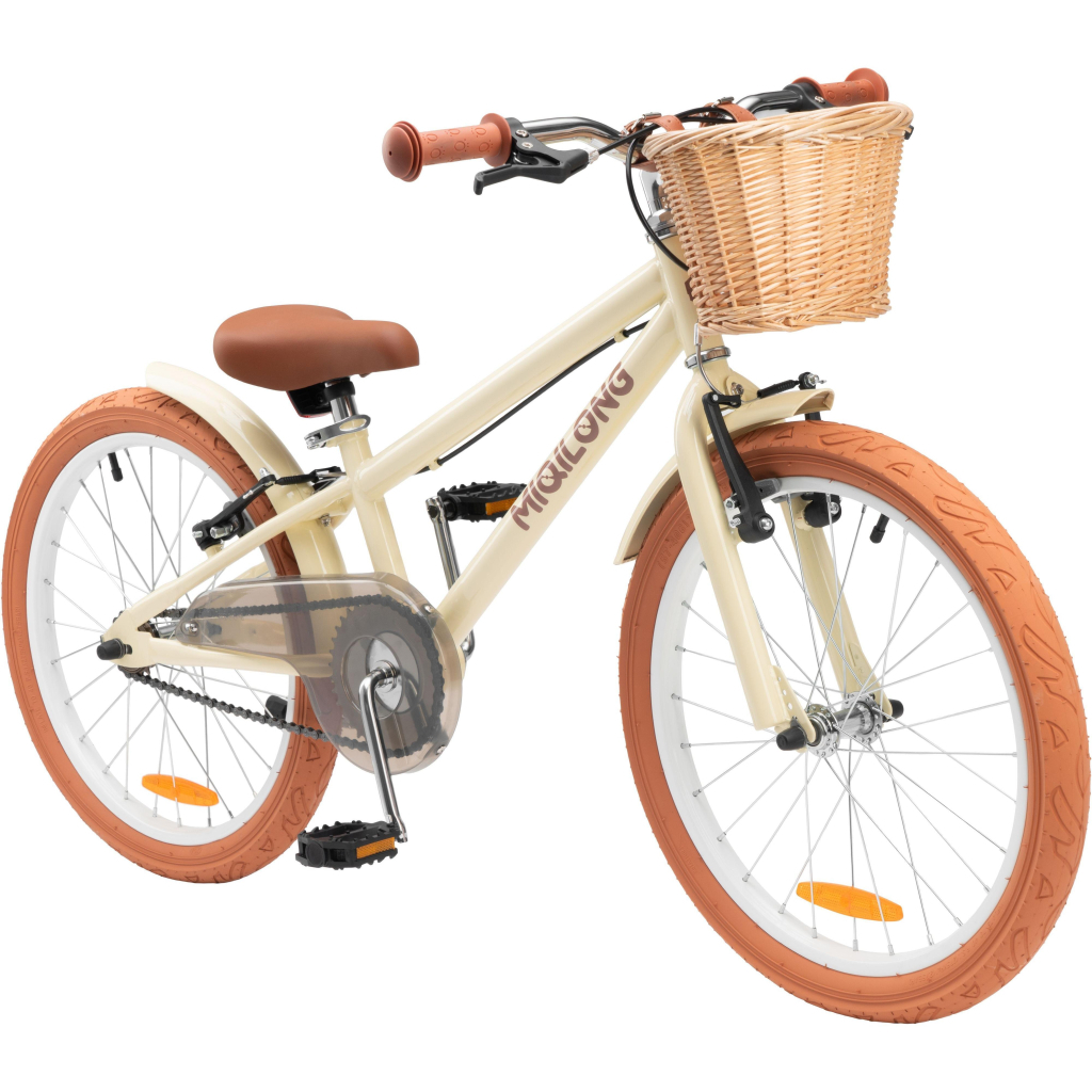 Дитячий велосипед Miqilong RM 20" бежевий (RBB-RM20-BEIGE) - изображение 1