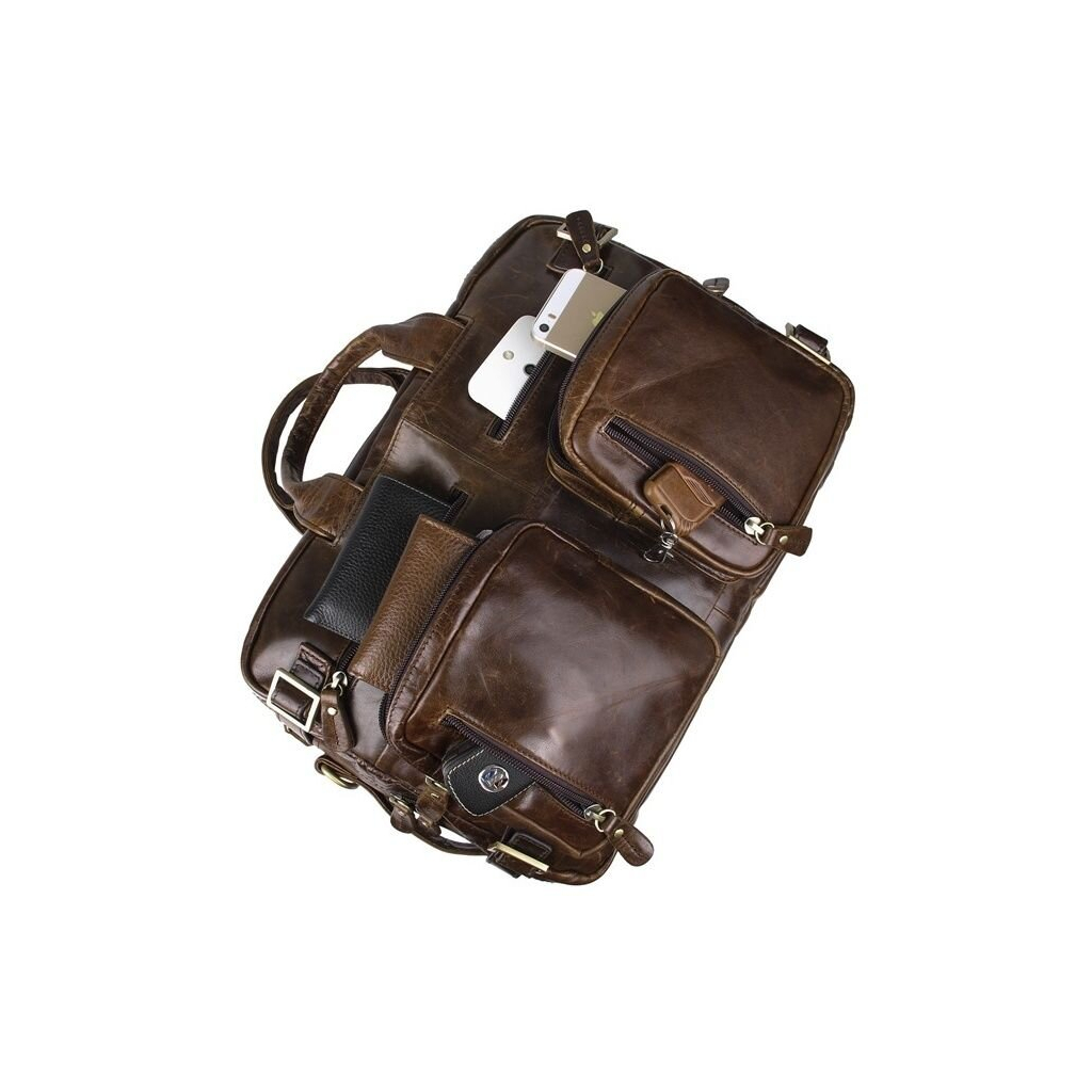 Сумка Vintage Коричнева (14074) - зображення 8