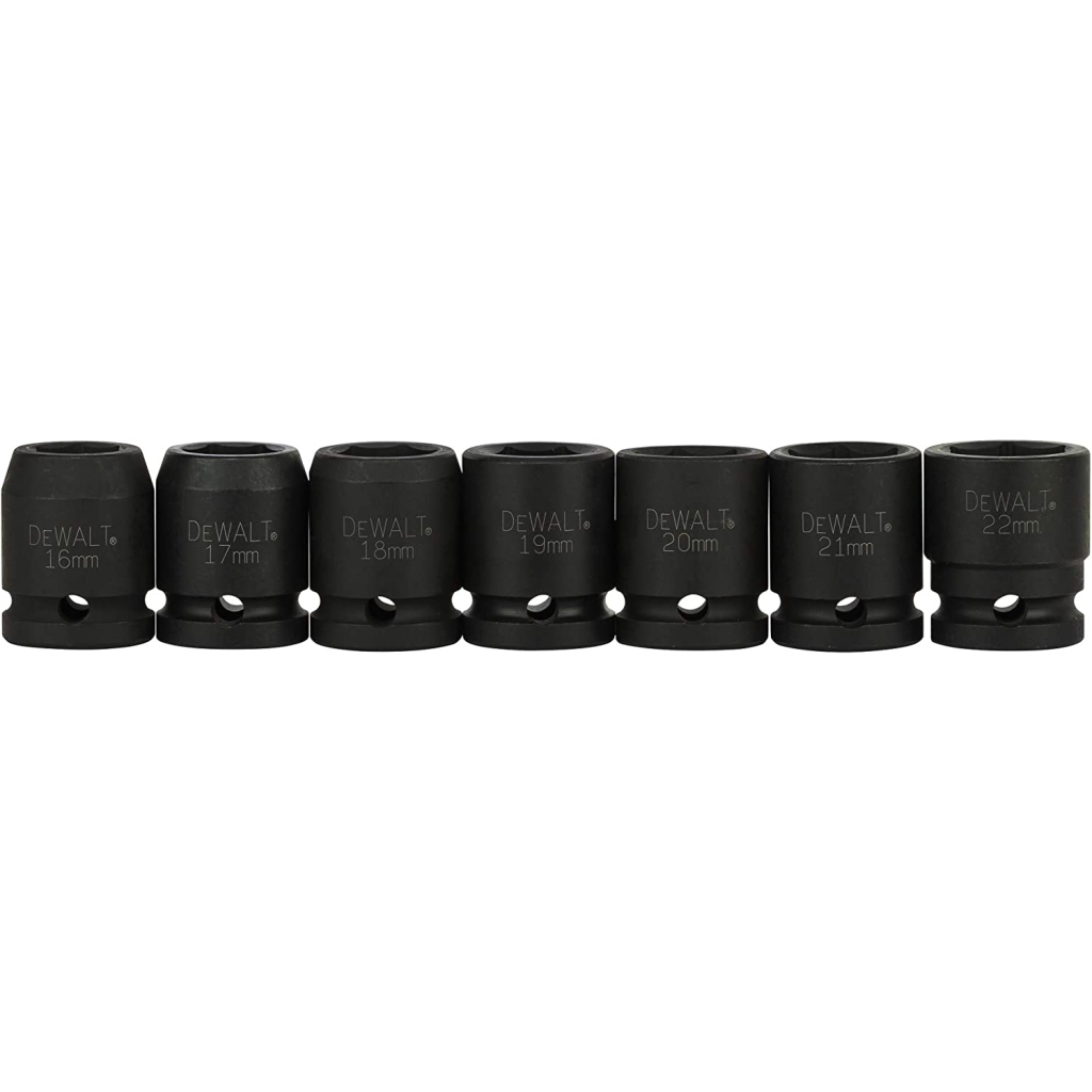 Набір торцевих головок DeWALT ударних торцевих 1/2" EXTREME IMPACT, 17 шт (DT7506) - picture 4
