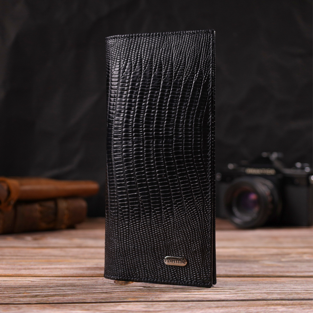 Гаманець Canpellini З натуральної шкіри Чорний (21906) - зображення 7