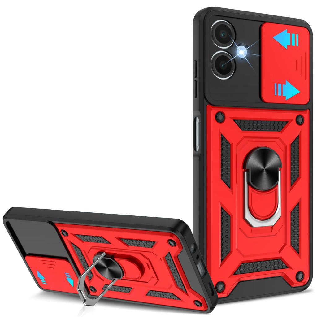 Чохол до мобільного телефона BeCover Military Samsung Galaxy A06 SM-A065 Red (713068) - зображення 5