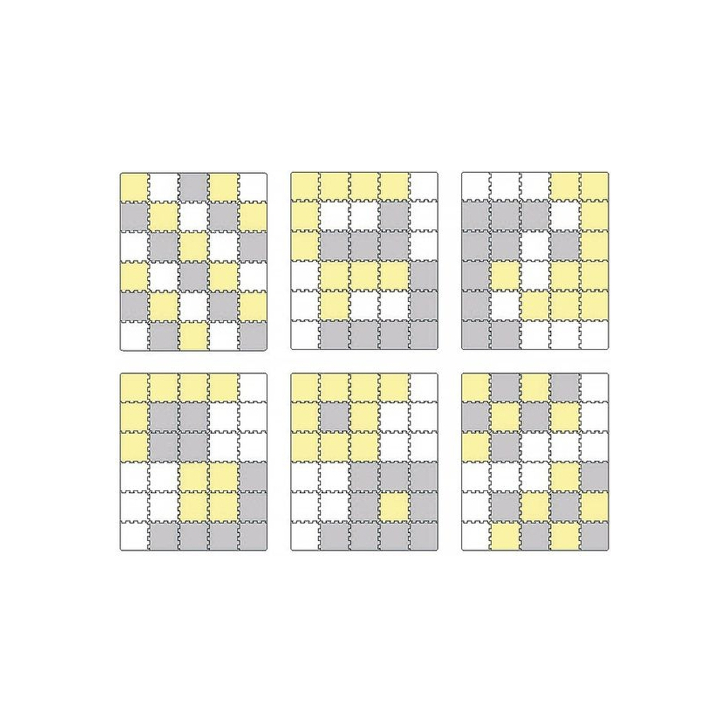 Дитячий килимок Kinderkraft пазл Luno Yellow, 30 элементов (5902533913602) - зображення 5