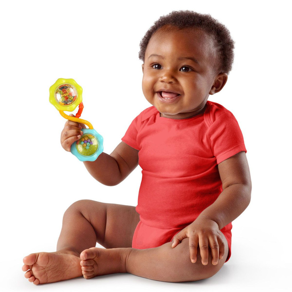 Брязкальце Bright Starts Rattle & Shake Barbell (8188) - зображення 3