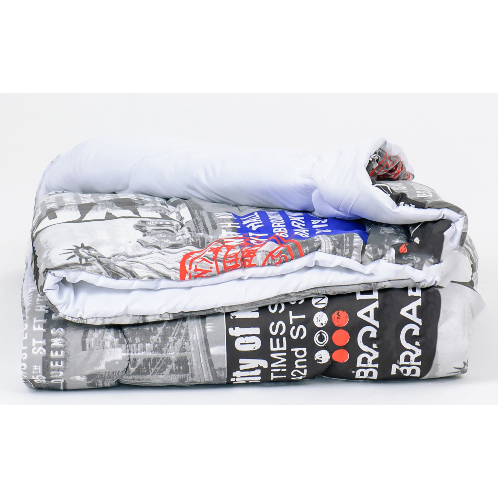 Ковдра MirSon Набір Tencel Зима №3692 Print Line Beatrice + подушка середня 140х205+50х70 (2200004821306) - изображение 4