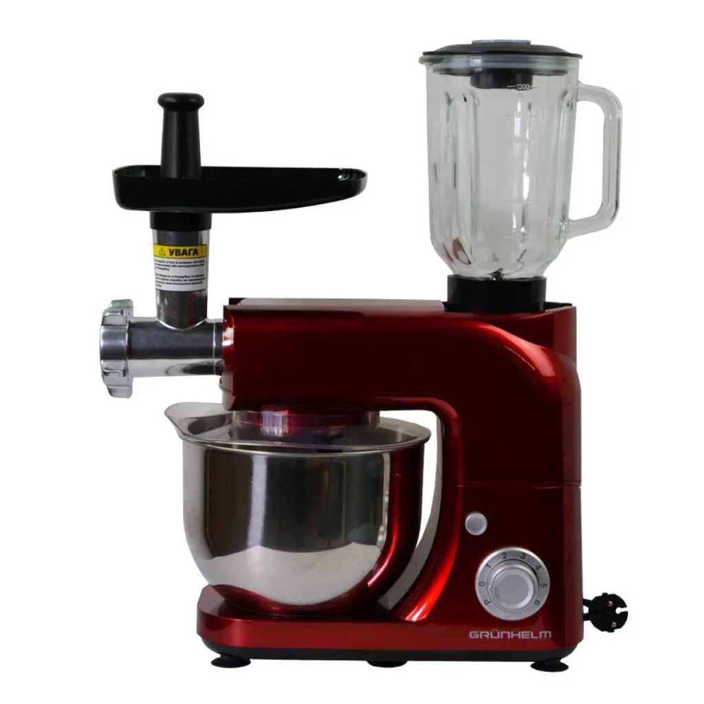 Кухонний комбайн Grunhelm GKM0022R - зображення 1