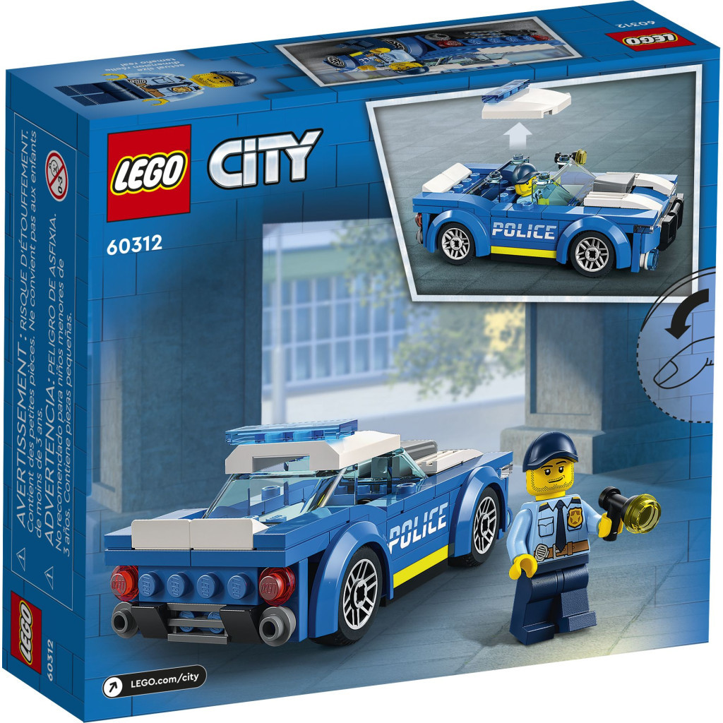 Конструктор LEGO City Поліцейський автомобіль 94 деталі (60312) - зображення 6