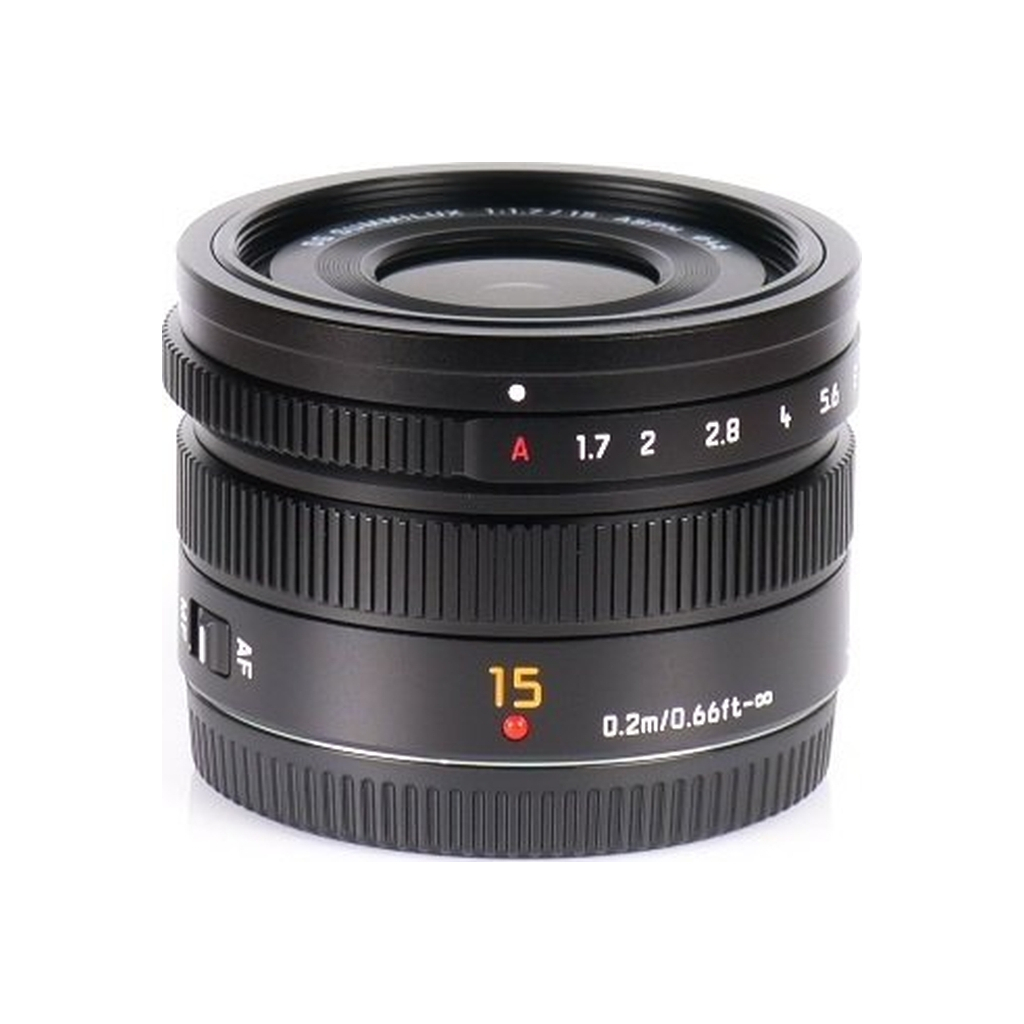 Об'єктив Panasonic Micro 4/3 Lens 15mm f/1.7 ASPH Black (H-X015E9-K) - зображення 7