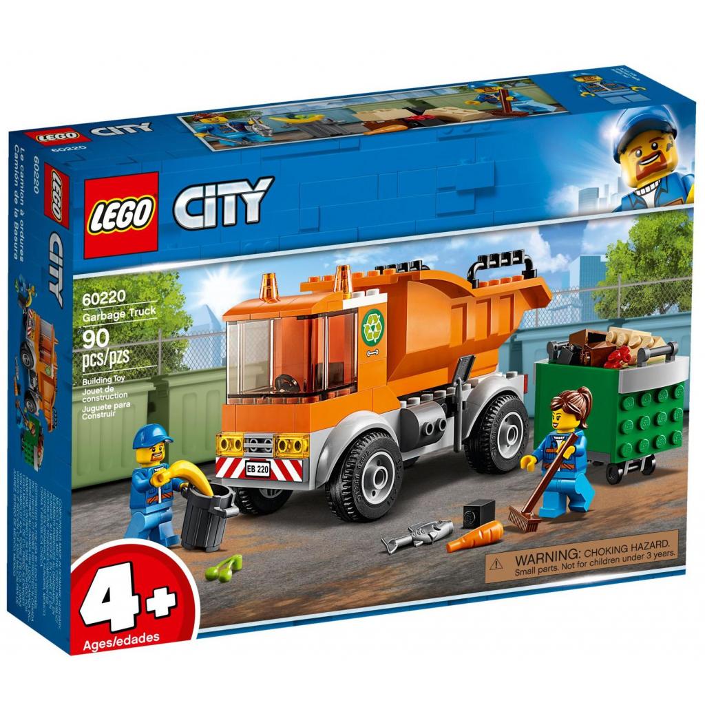 Конструктор LEGO City Сміттєвоз 90 деталей (60220) - зображення 1