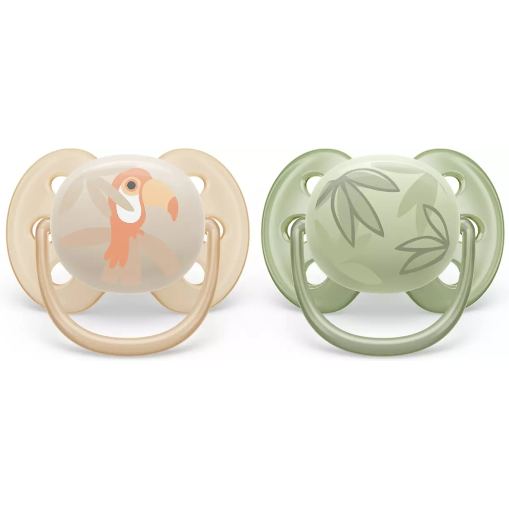 Пустушка Philips AVENT Ultra Soft ультрам'яка 0-6 міс. 2 шт (SCF091/07) - зображення 1