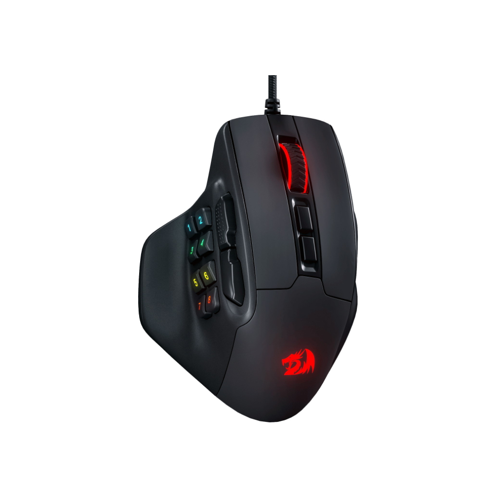 Мишка Redragon Aatrox MMO USB Black (71276) - зображення 1