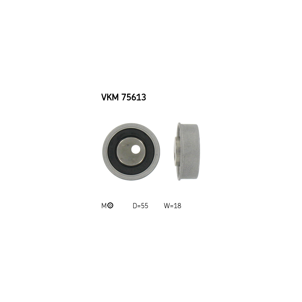 Ролик натягувача ременя SKF VKM 75613 - зображення 1