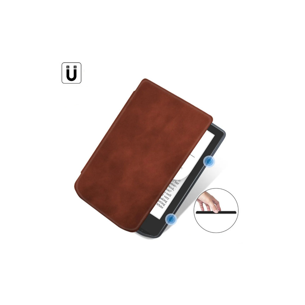 Чохол до електронної книги BeCover Smart Case PocketBook 629 Verse / 634 Verse Pro 6" Brown (710451) - зображення 5