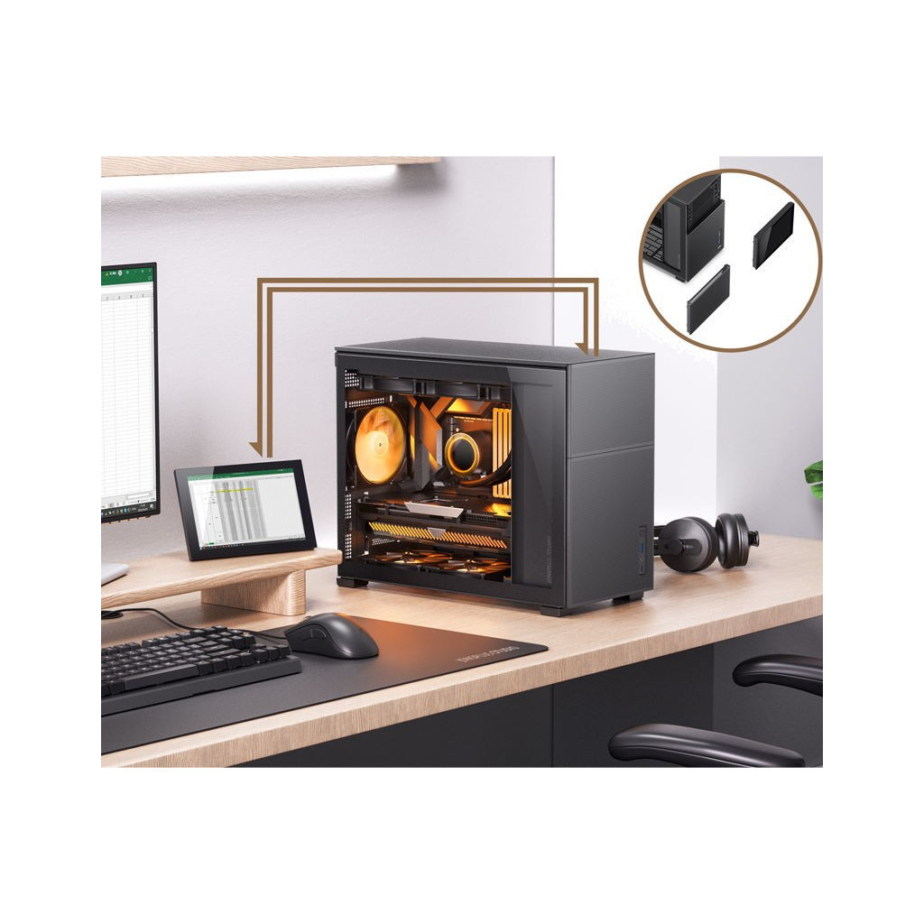 Корпус JONSBO D31 MESH SC Black - зображення 12