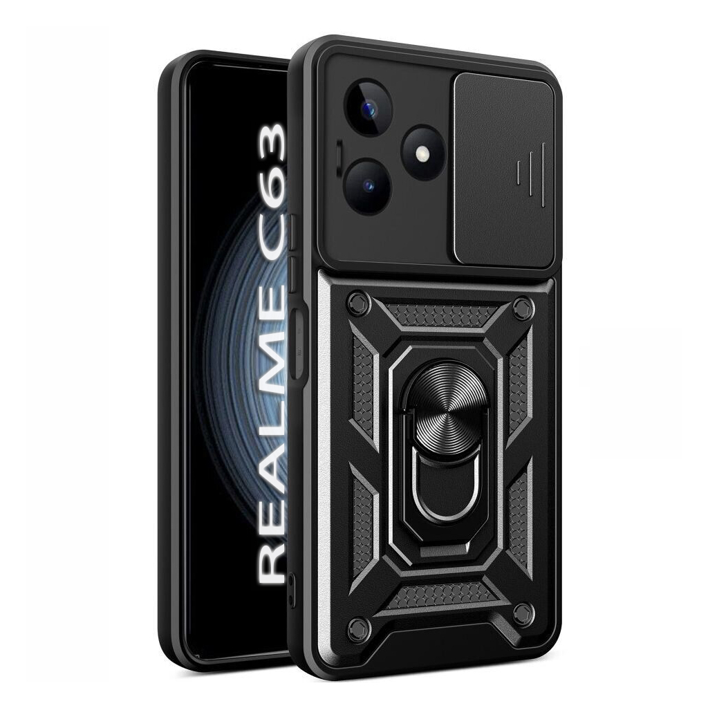 Чохол до мобільного телефона BeCover Military Realme C63 Black (712178) - зображення 1