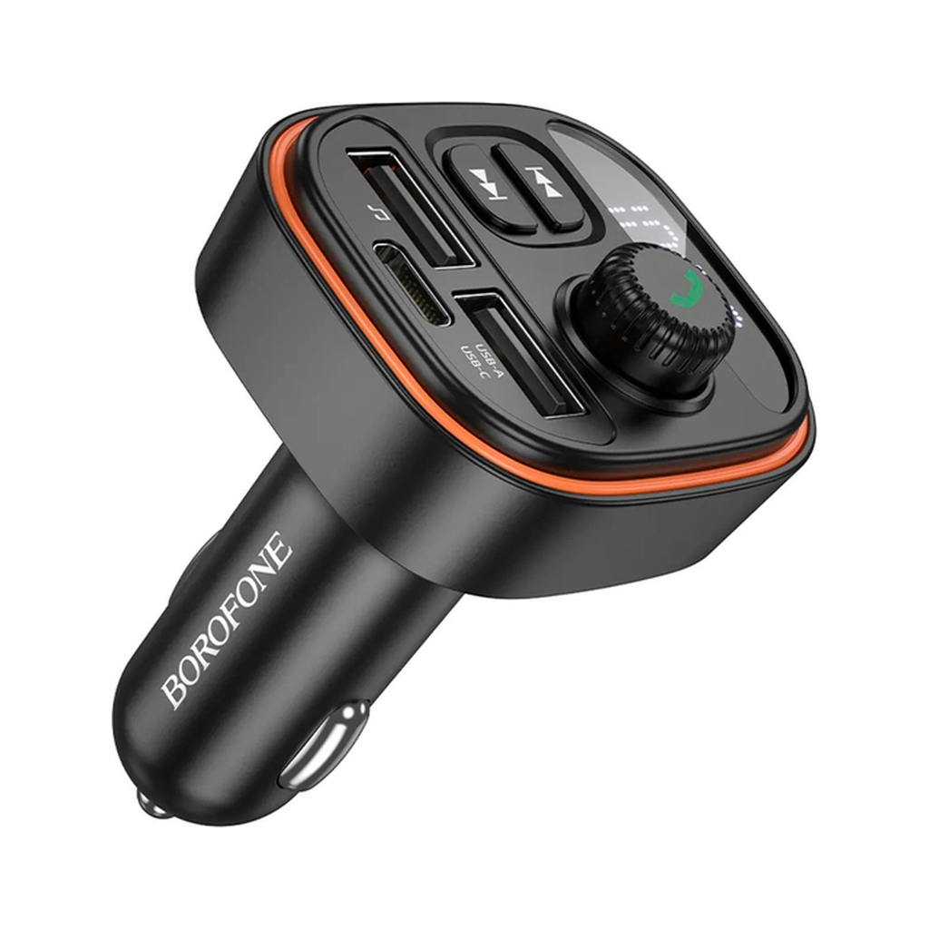 FM модулятор BOROFONE BC59, Black, Box - зображення 3