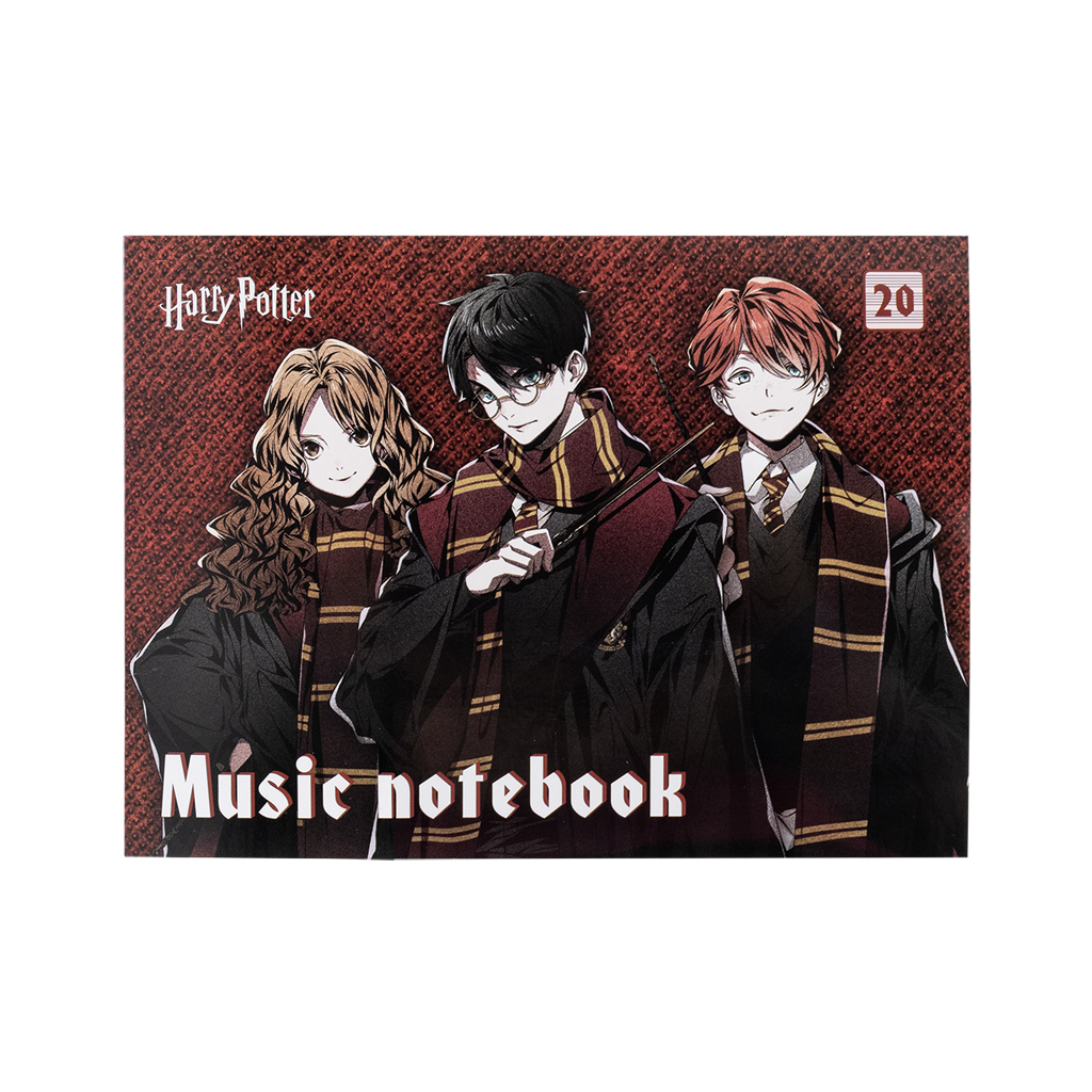 Зошит Kite для нот Harry Potter А5, 20 аркушів (HP25-405) - зображення 1