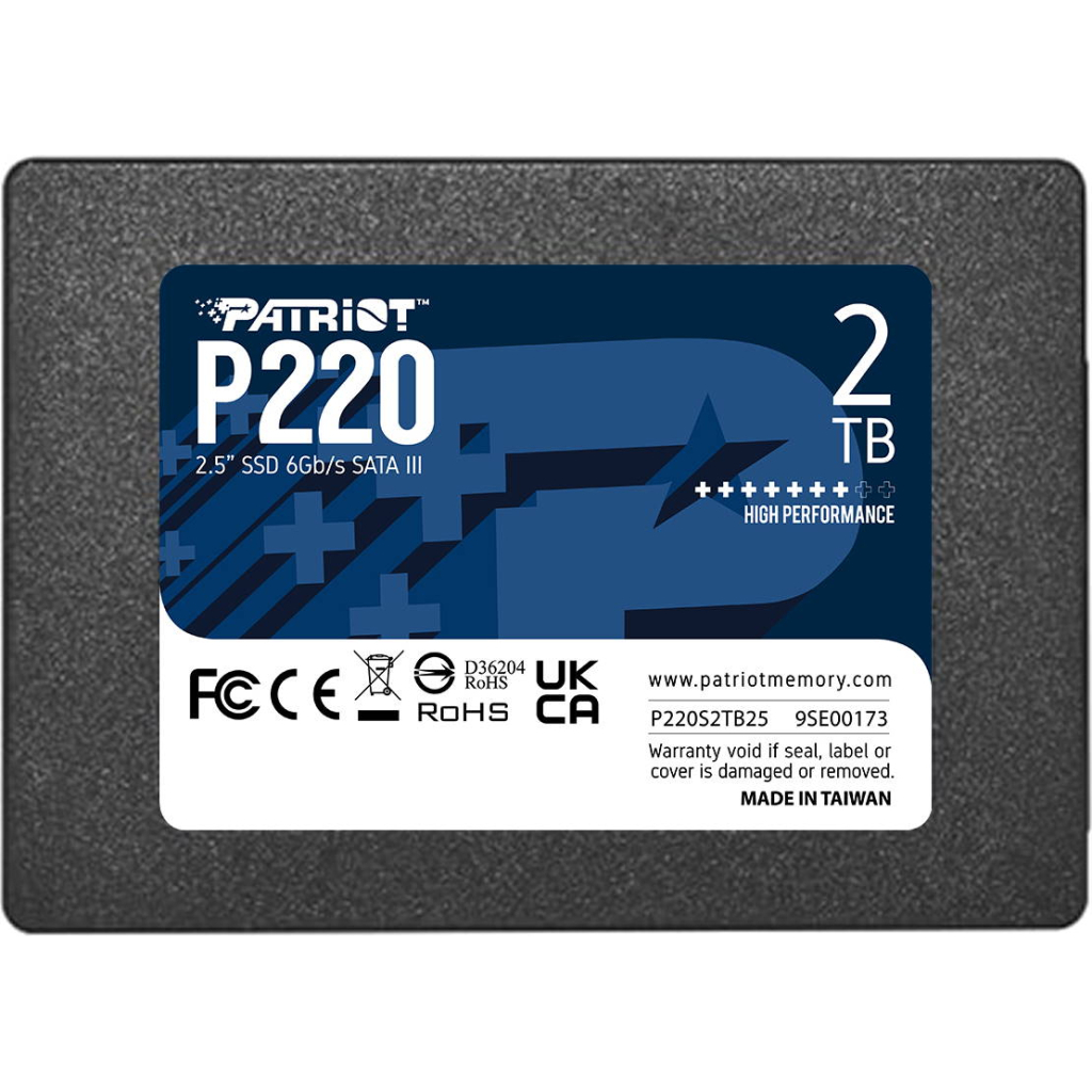Накопичувач SSD 2.5" 2TB P220 Patriot (P220S2TB25) - зображення 1