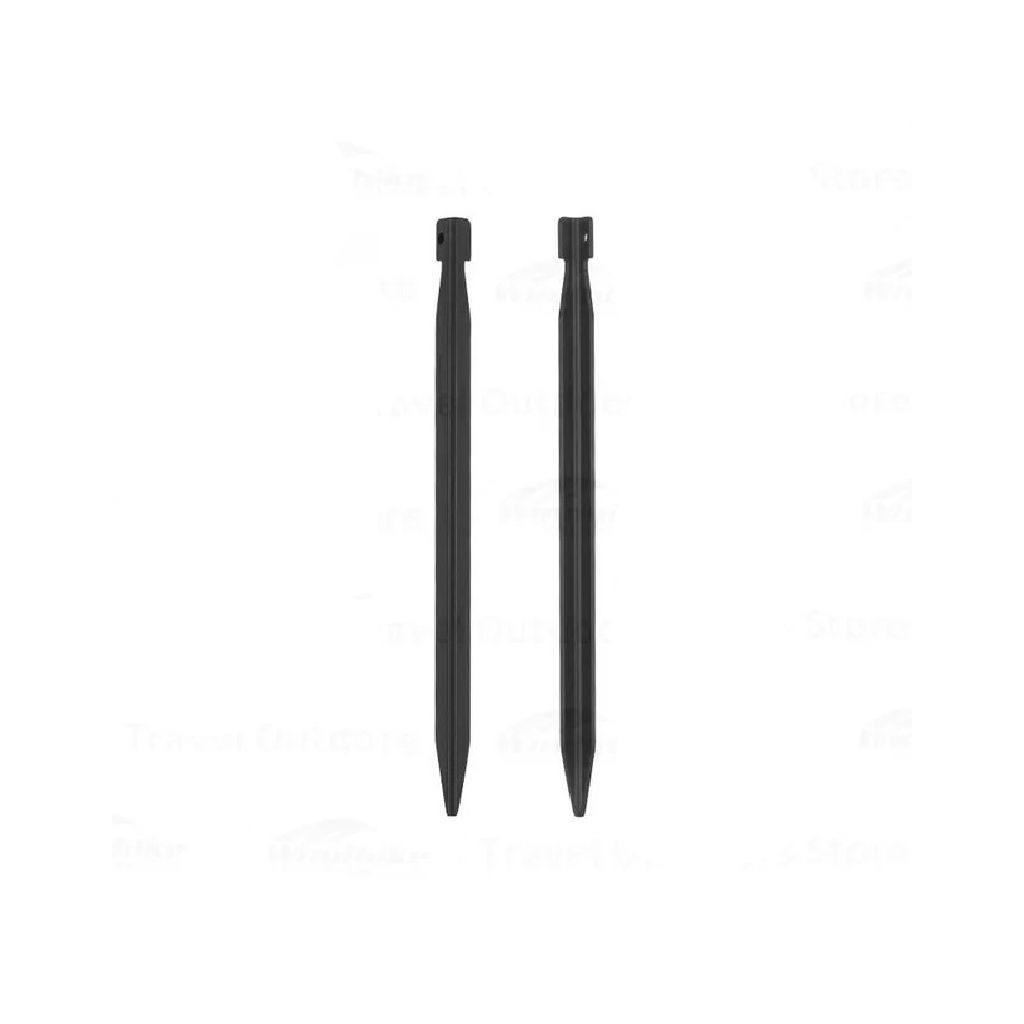 Комплект кілочків Naturehike CNK2300ZP016 20 см чорні 8 шт (6976023921100) - зображення 1