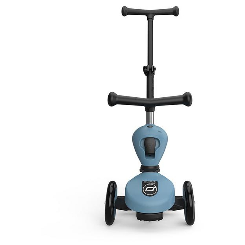 Самокат Scoot&Ride Highwaykick-1 Push and Go сіро-синій (SR-240527-STEEL) - изображение 5