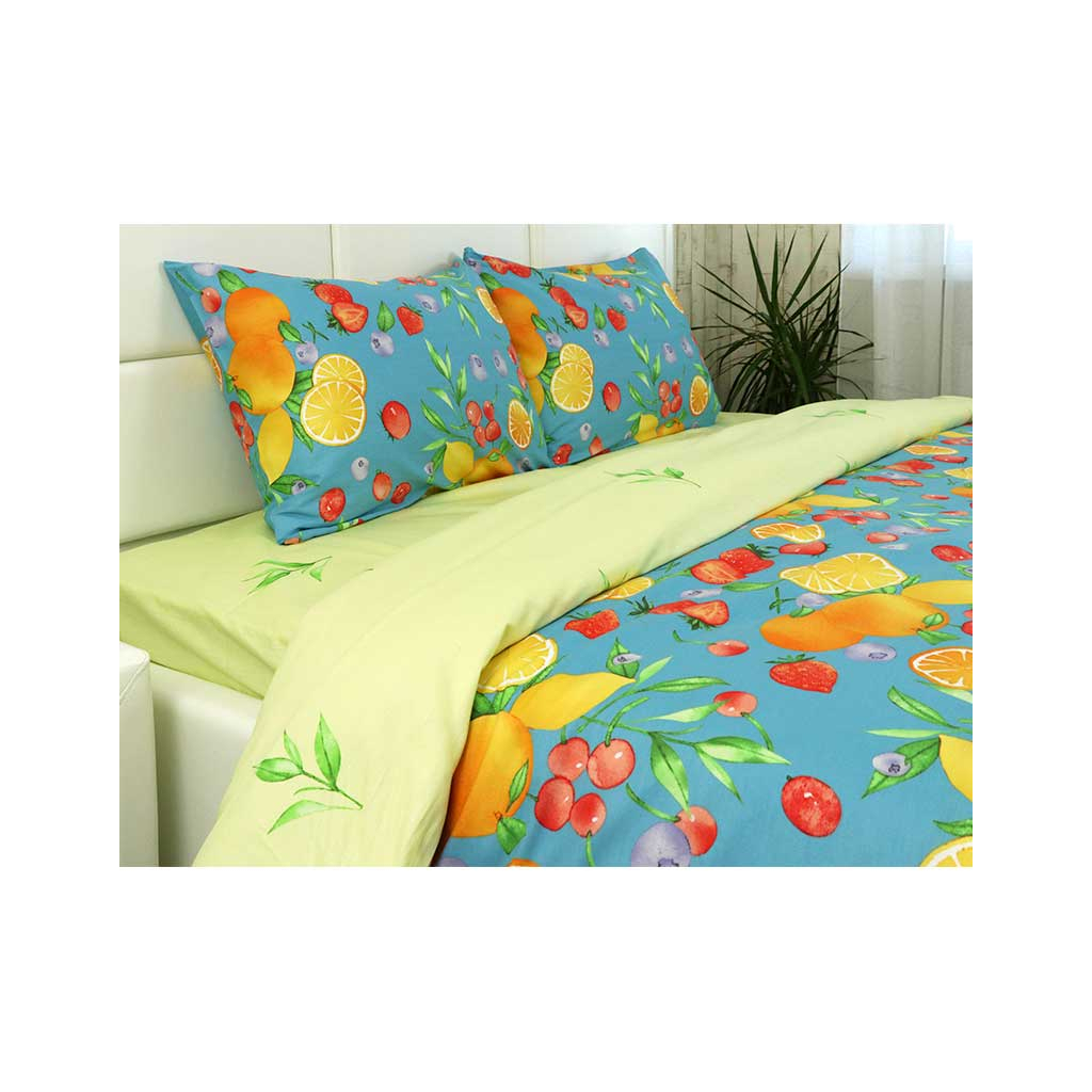 Постільна білизна Руно Сатин Лимон полуторна (1.137А_Лимон_1) - зображення 2