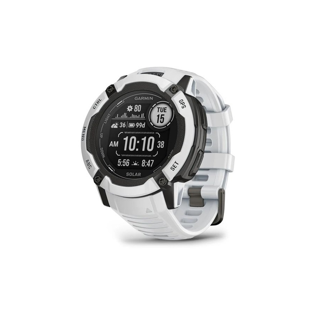 Смарт-годинник Garmin Instinct 2X Solar, Whitestone, GPS (010-02805-04) - зображення 1