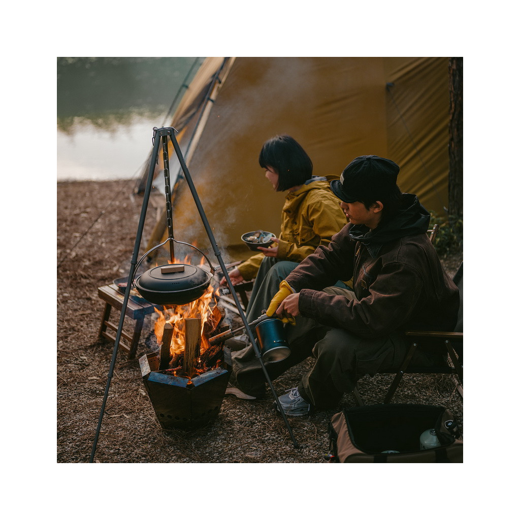 Сковорода туристична Naturehike Сотейник із кришкою CNK2300CJ014 алюміній (6976023925245) - зображення 4