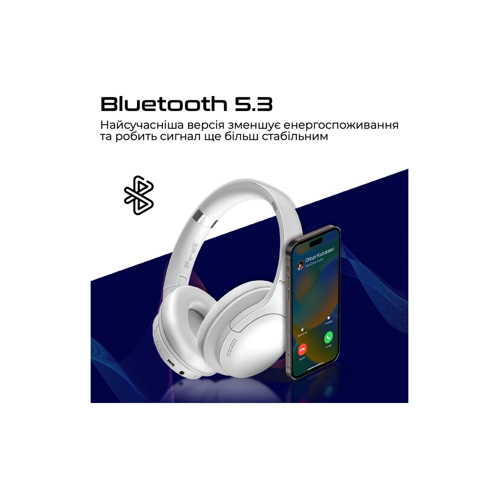 Навушники Promate LaBoca-Pro White (laboca-pro.white) - зображення 4