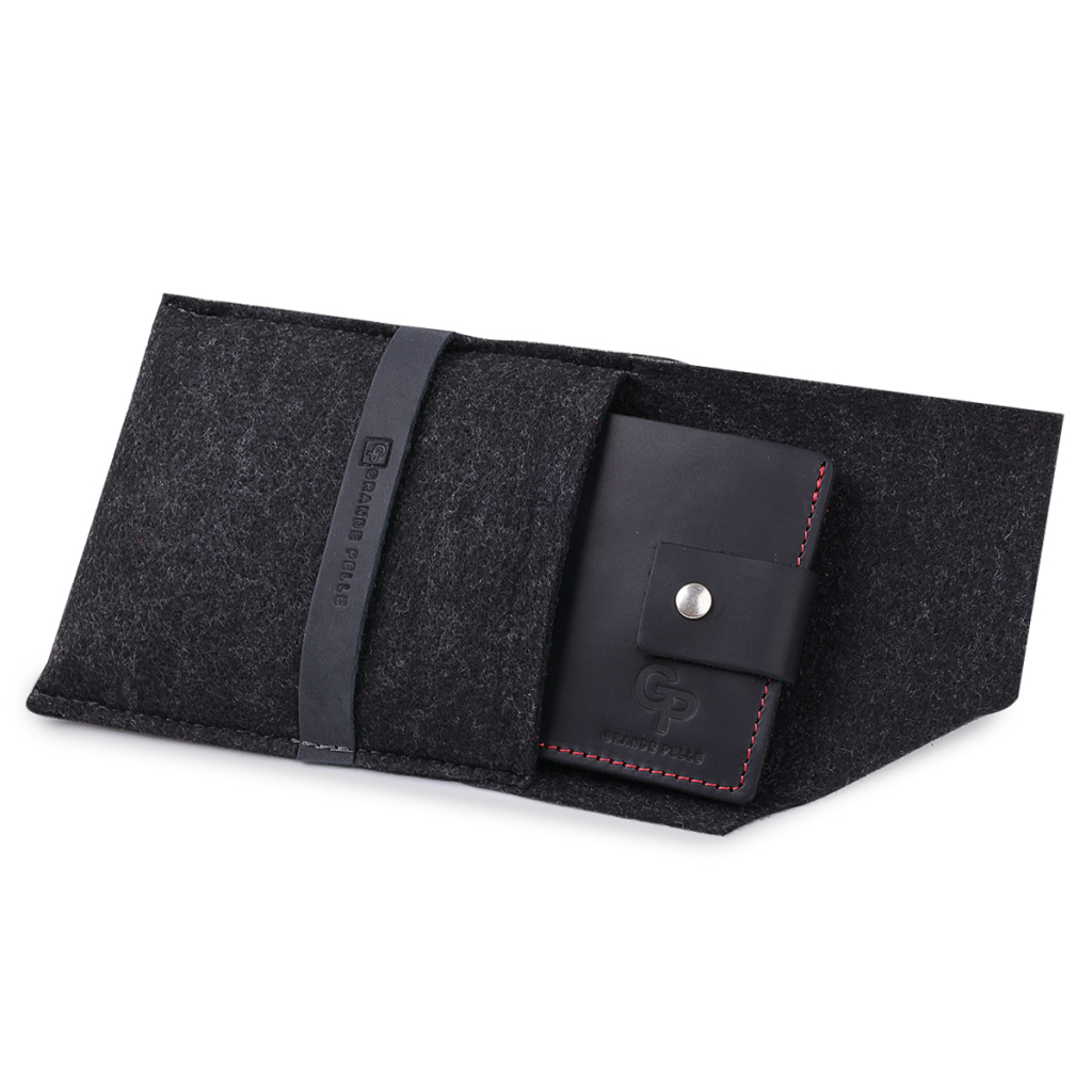 Портмоне Grande Pelle Шкіряне Чорне (11542) - зображення 7