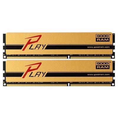 Модуль пам'яті для комп'ютера DDR3 8GB (2x4GB) 1866 MHz PLAY Gold Goodram (GYG1866D364L9AS/8GDC) - зображення 1