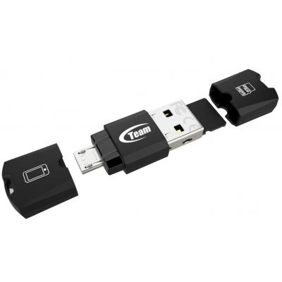 USB флеш накопичувач Team 128GB M141 Black USB 2.0 OTG (TUSDX128GUHS36) - зображення 4