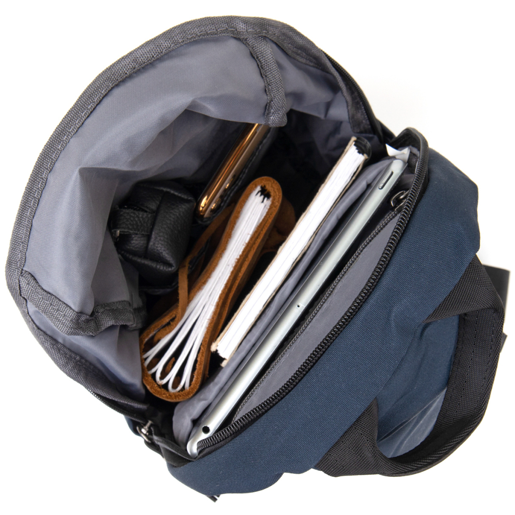 Сумка Vintage Через плече нейлон Синя (20633) - зображення 7