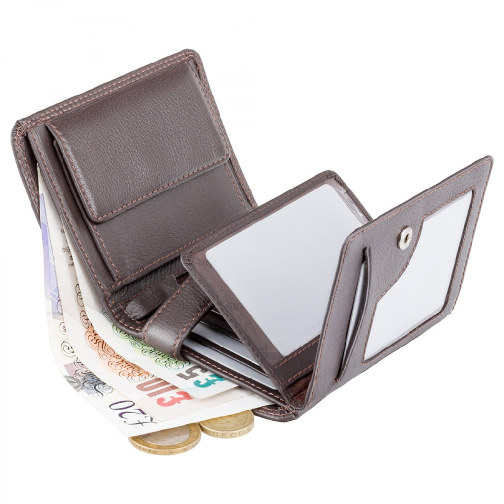 Гаманець Visconti HT11 Brixton з RFID Chocolate (HT11 CHOC) - зображення 4