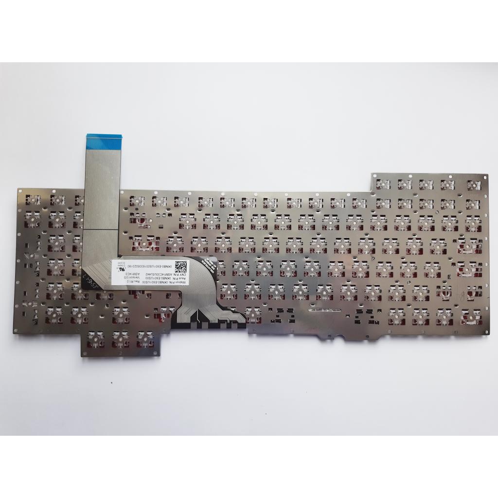 Клавіатура ноутбука ASUS G751J/G751JL/G751JM/G751JT/G751JY чорна з підсвіткою (A46083) - зображення 2