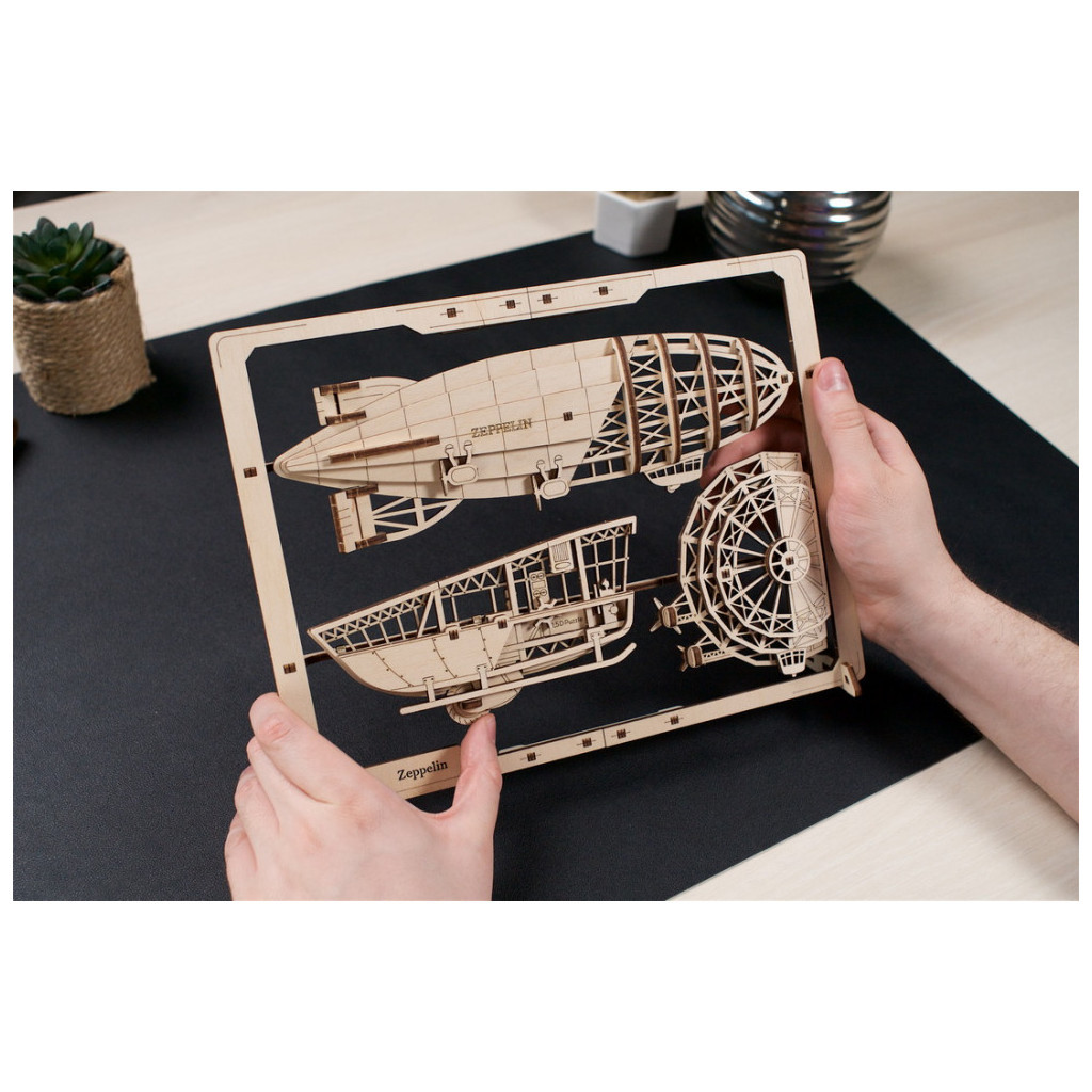 Конструктор Ugears Цепелін 2.5D (6337512) - изображение 7