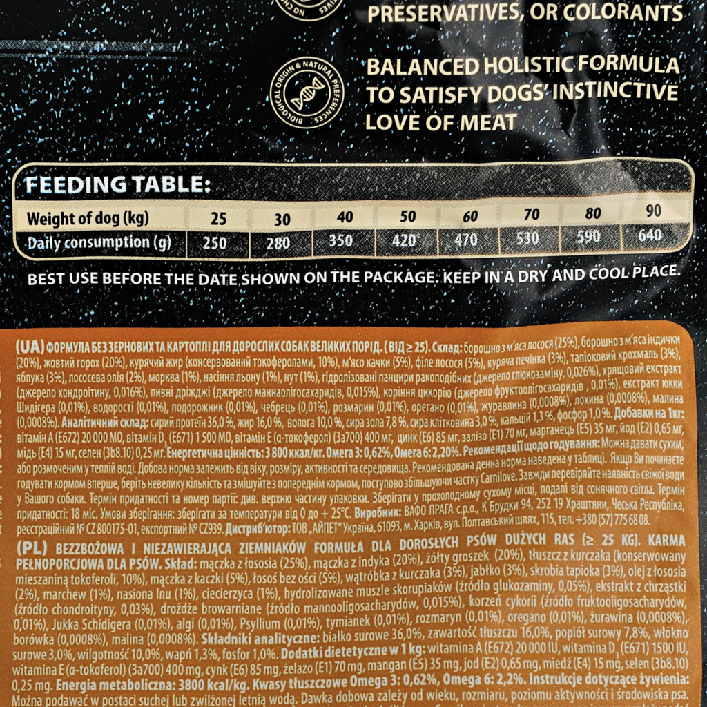 Сухий корм для собак Carnilove Adult Large Breed Salmon and Turkey 1.5 кг (8595602508952) - зображення 3