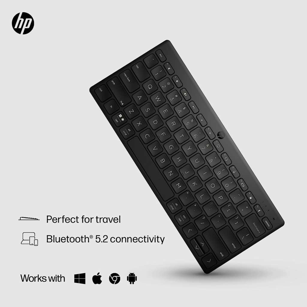 Клавіатура HP 350 Compact Multi-Device Bluetooth UA Black (692S8AA) - зображення 2