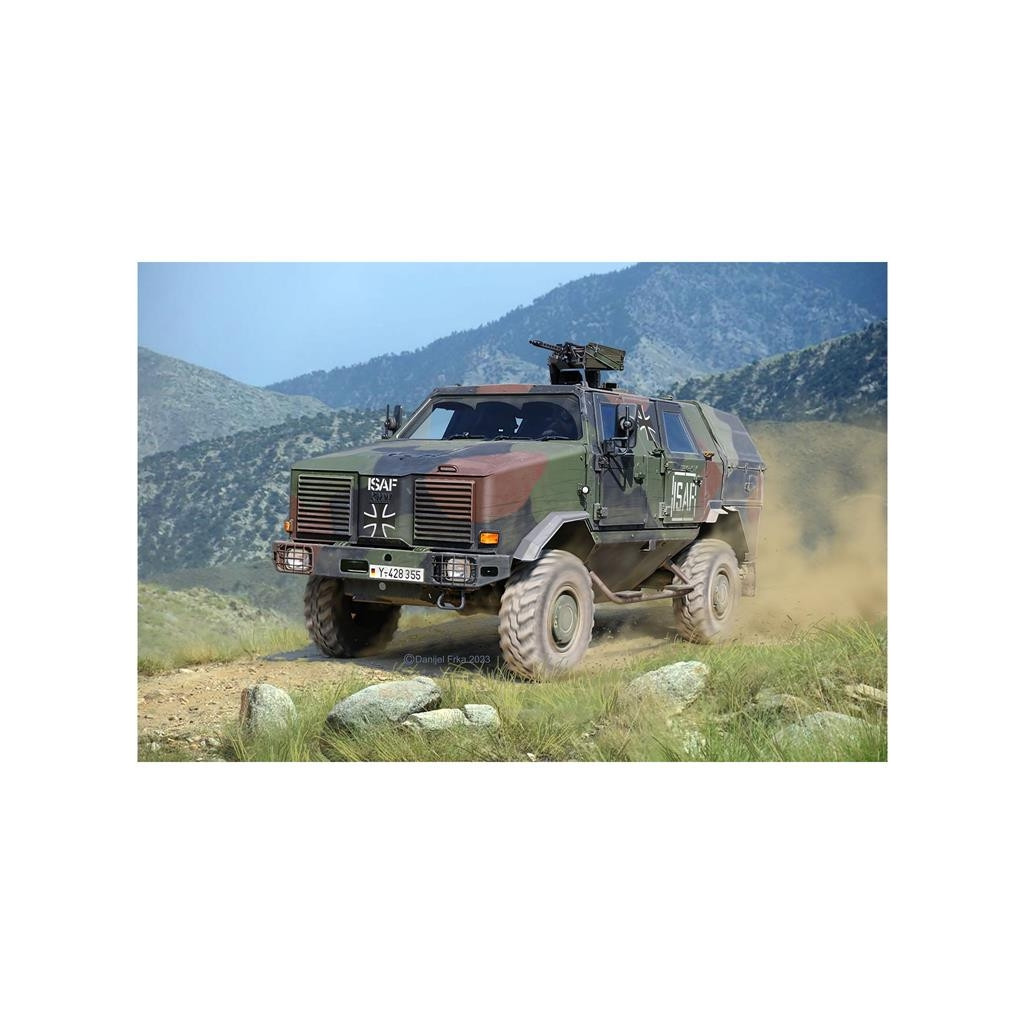 Збірна модель Revell Бронеавтомобіль ATF Dingo 1 рівень 4 масштаб 1:72 (RVL-03345) - зображення 9