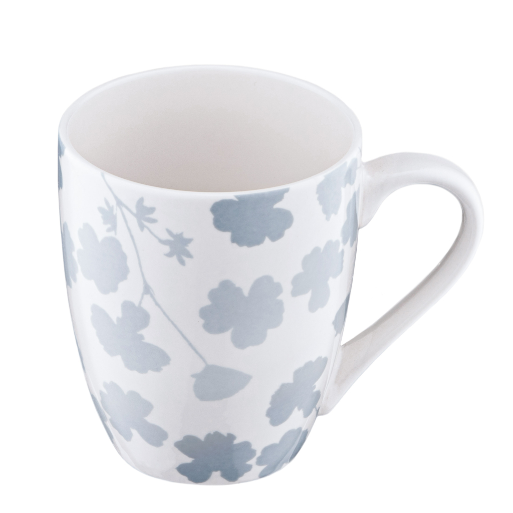 Чашка Ardesto Capri, 320мл, порцеляна, біло-блакитна (AR0432CWB) - зображення 2