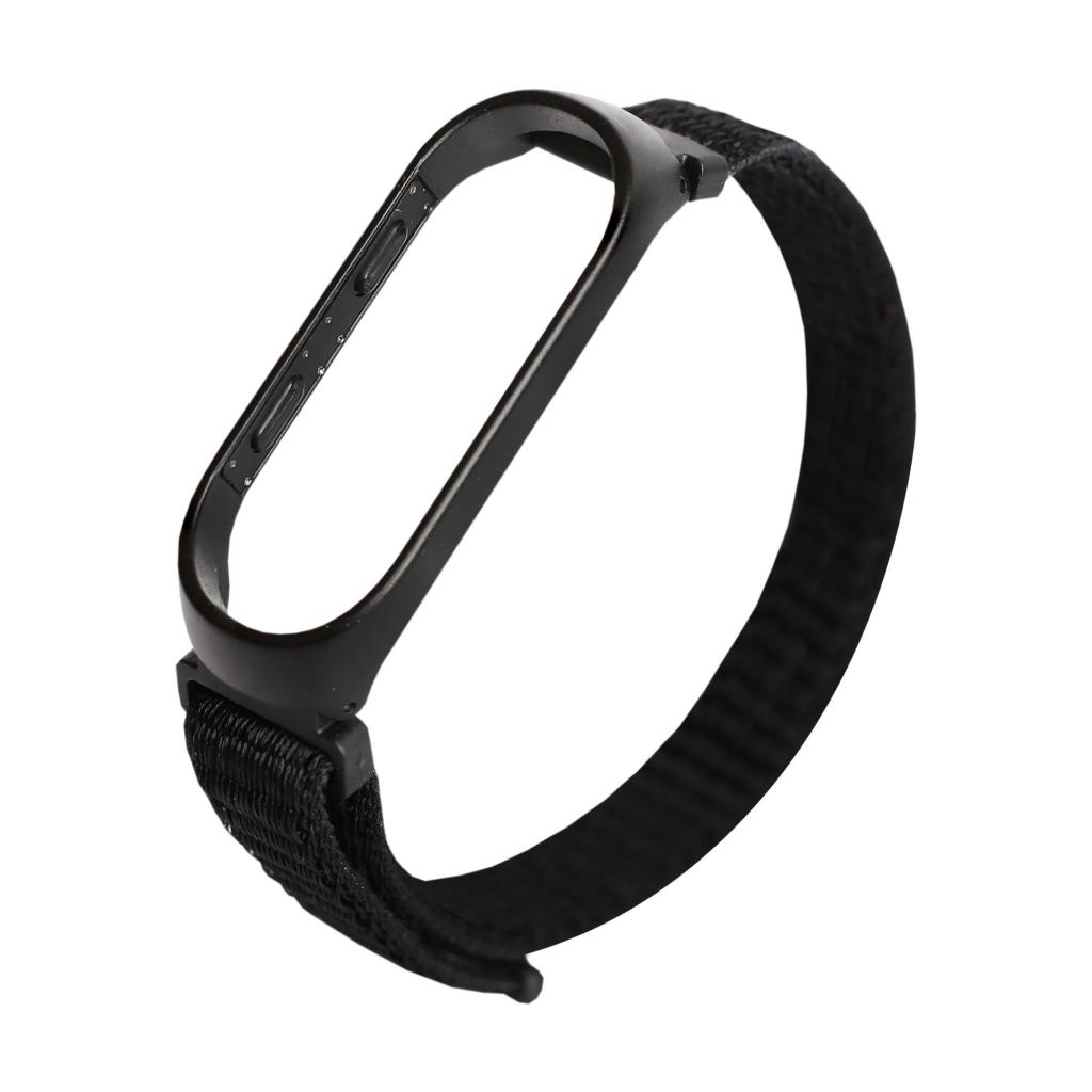 Ремінець до фітнес браслета XoKo Nylon для Xiaomi Mi Band 3/4 Black (XK-XM-NL-BK) - зображення 1