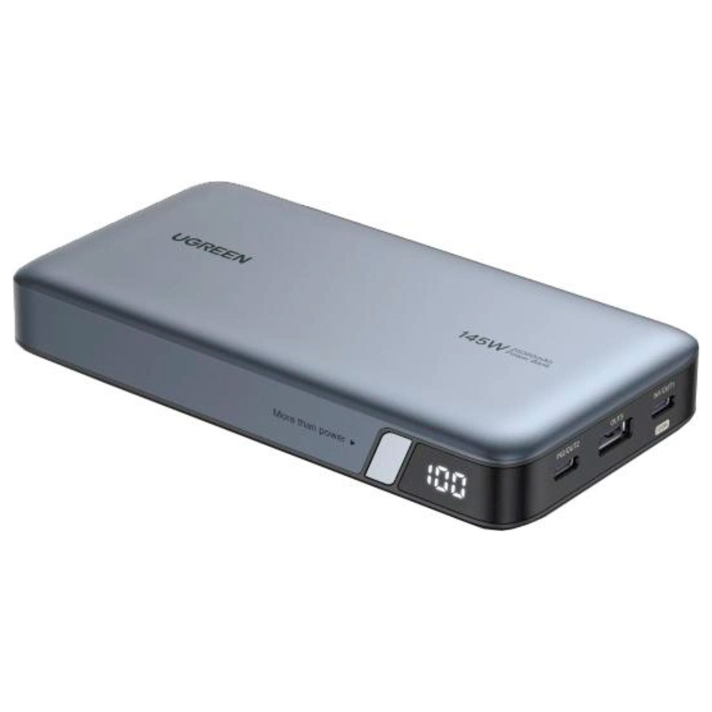 Батарея універсальна Ugreen 25000mAh 145W Two-way PD 3.1 grey (PB205) - изображение 2