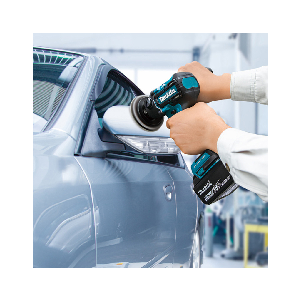 Шліфувальна машина Makita полірувальна LXT, 18B, (без АКБ та ЗП) (DPV300Z) - зображення 2