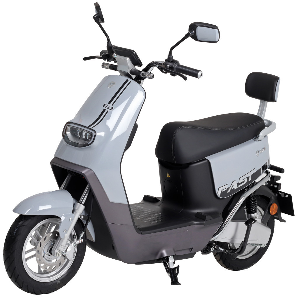 Електроскутер Yadea E3 2.0 (silver) - зображення 1